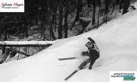 Skieur en action