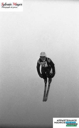 Skieur en action