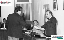Jean-Marie Lafontaine et un homme