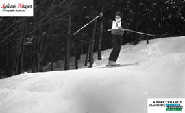 Skieur en action