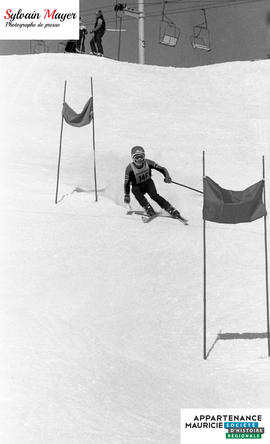 Skieur en action